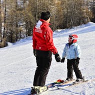Clases de esquí privadas para niños a partir de 3 años para todos los niveles con Scuola Sci Nazionale Pragelato.