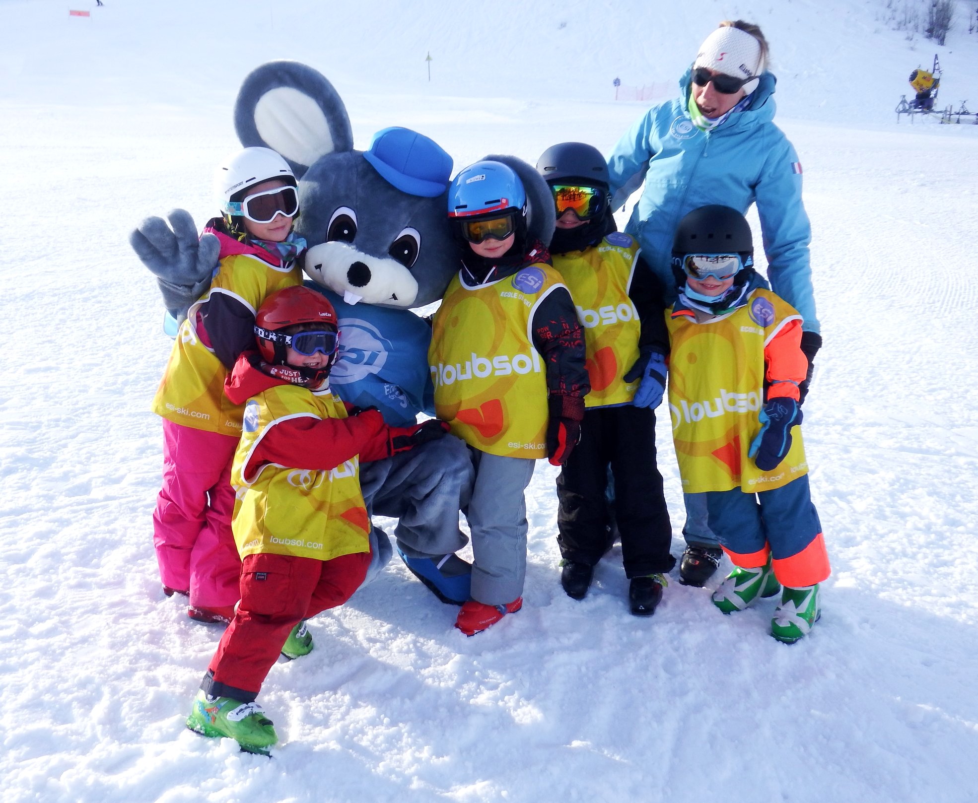 Kids Ski Lessons "Little Mouse" (4-5 y.) from Ski School ESI Pra Loup.