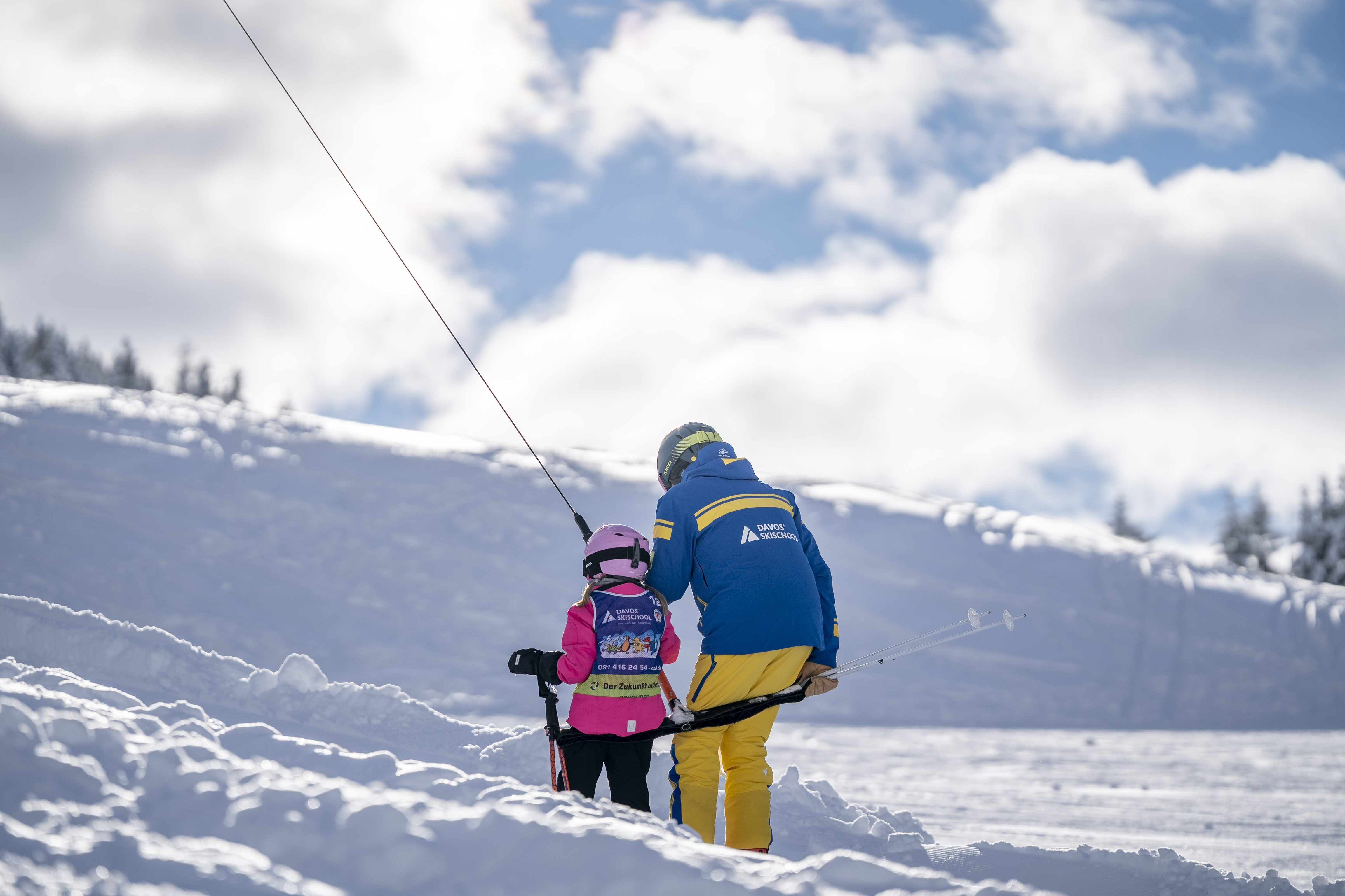 Privélessen skiën voor kinderen en tieners voor Gevorderde met Swiss Ski School Davos.