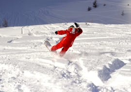 Privé snowboardlessen voor alle niveaus met Ski School ESF Ceillac.