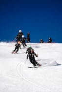 Kinder-Skikurs (6-11 J.) für Fortgeschrittene mit Giorgio Rocca Ski Academy Crans-Montana.