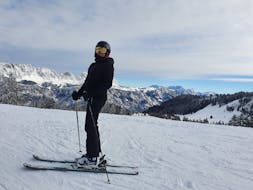 Lezioni private di sci per adulti per tutti i livelli a Hoch-Ybrig con Ski-fun.