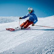 Lezioni private di sci per adulti per tutti i livelli con Cantabria Activa Alto Campoo.