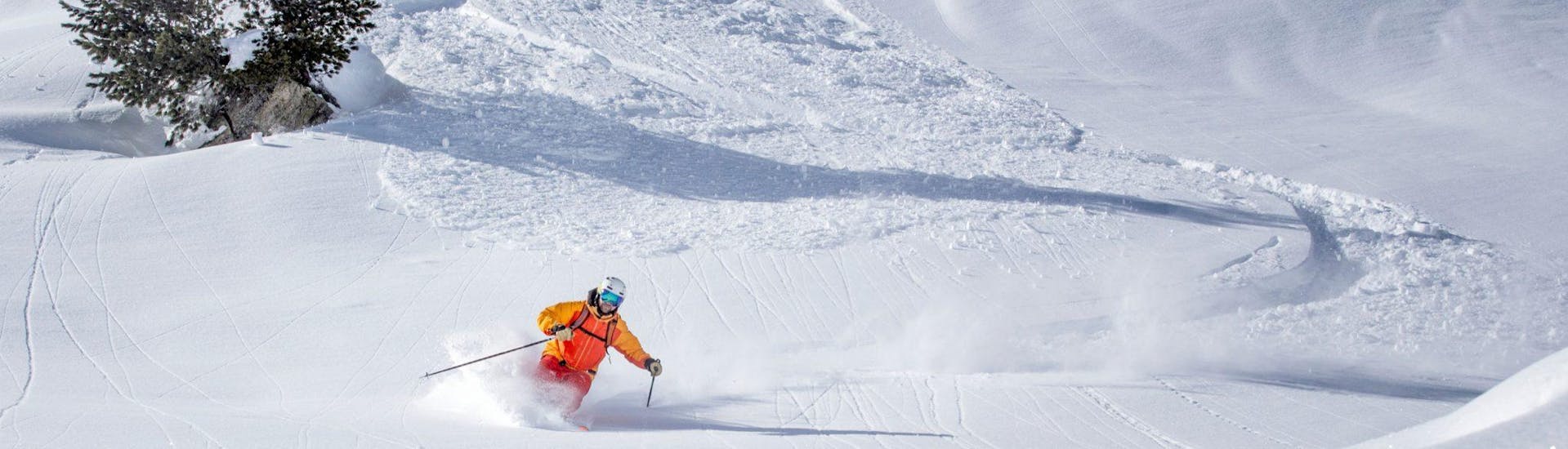 Cours de ski freeride pour Débutants.