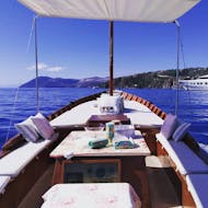 Private Boat Trip around South Lipari & Vulcano from Eoliana Gite in Barca.