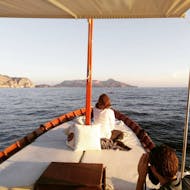 Photo of the boat used for the private boat trip around Lipari and Salina South with Eoliana.