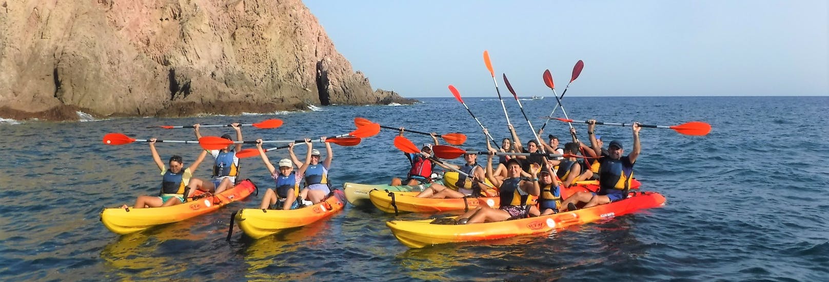 Kayak e canoa facile a Cabo de Gata.