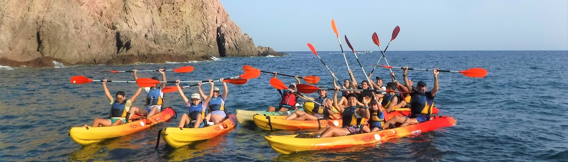 Kayak e canoa facile a Cabo de Gata.