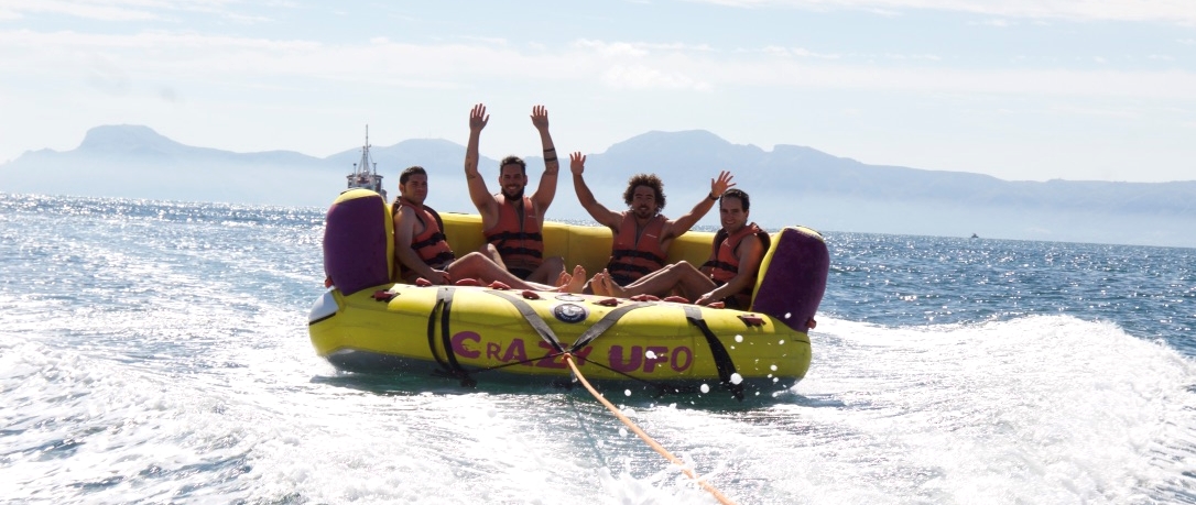 Banana Boat Ride and More (towable Tubes) at Sunwing Alcúdia Beach ...