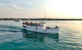 Photo du lac de Garde prise lors de l'excursion en bateau vintage autour du lac de Garde avec déjeuner avec GardaVoyager.