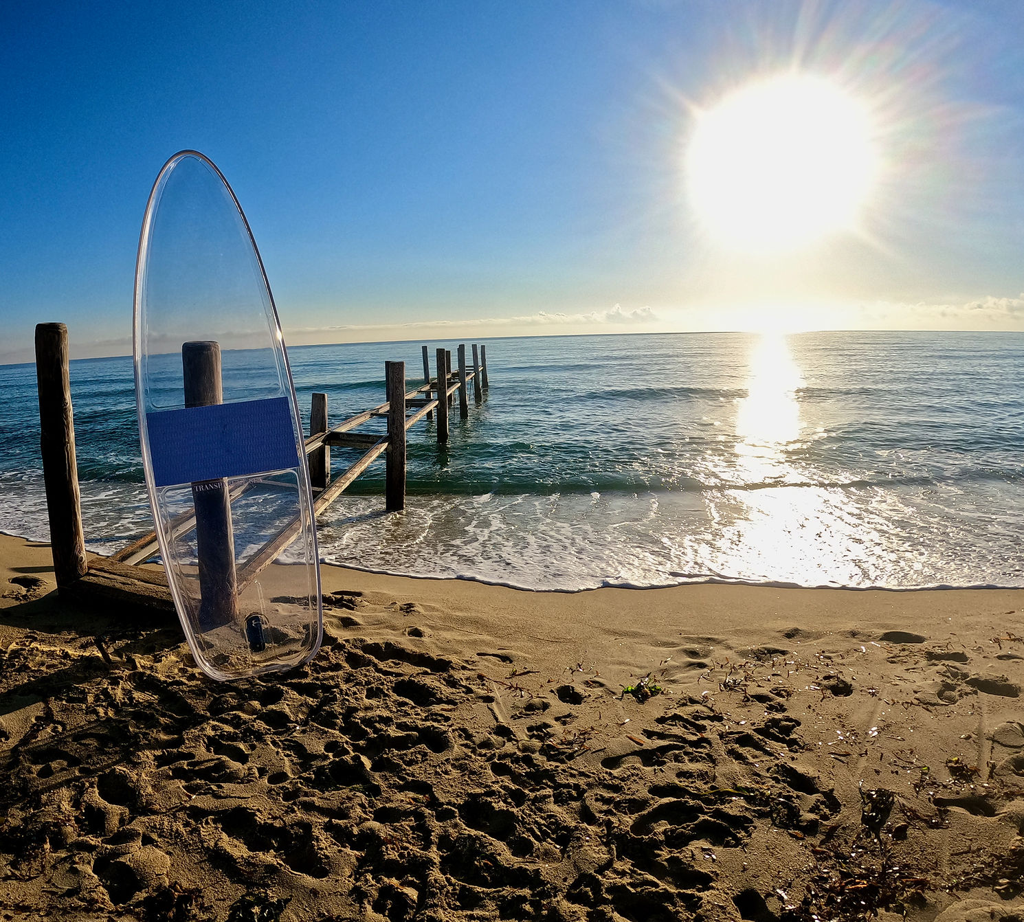 Paddle for the Transparent SUP Hire in Le Lavandou. 