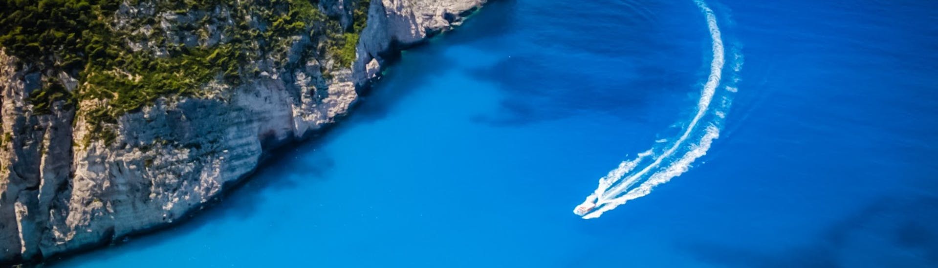 Picture of the island during the self drive Boat Rental in Zakynthos with Abba Tours Zante