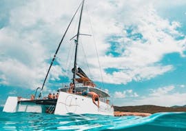 People are doing a Catamaran Trip around Cap Corse with Brunch with Bella Vita Catamaran.