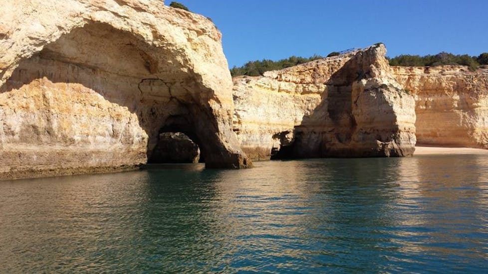 The caves you can see on the boat tour to Benagil Cave with Algarve Discovery.