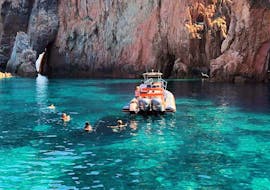 People are doing a RIB Boat Trip to the Calanques of Piana from Sagone with Albellu Croisières Sagone.