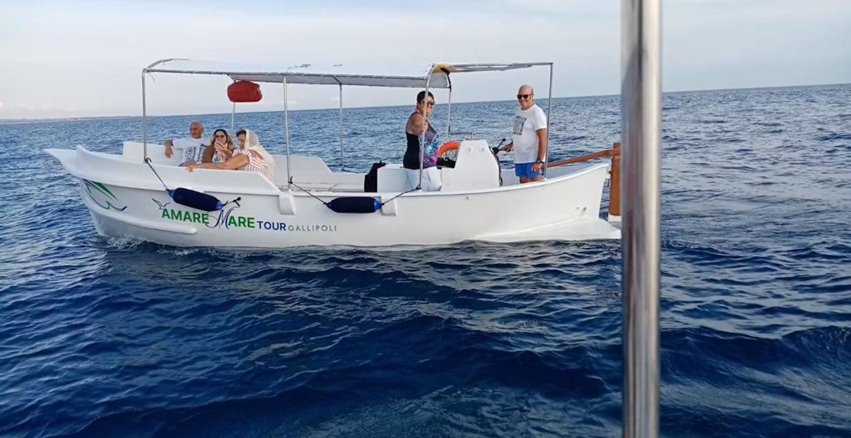 Private Boat Trip from Gallipoli to Punta Pizzo.