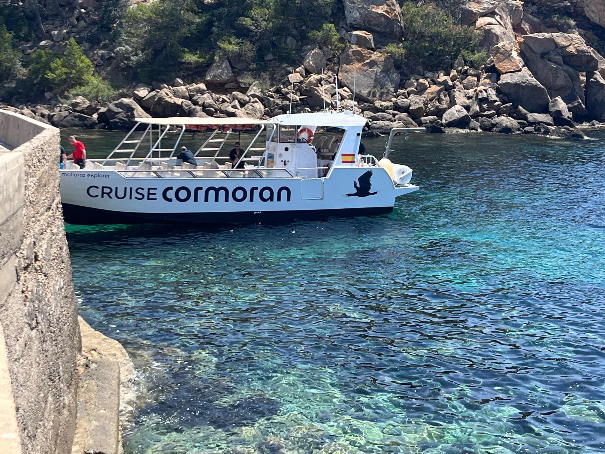 Paseo en barco a la isla Dragonera con baño con Cruise Cormoran Mallorca.