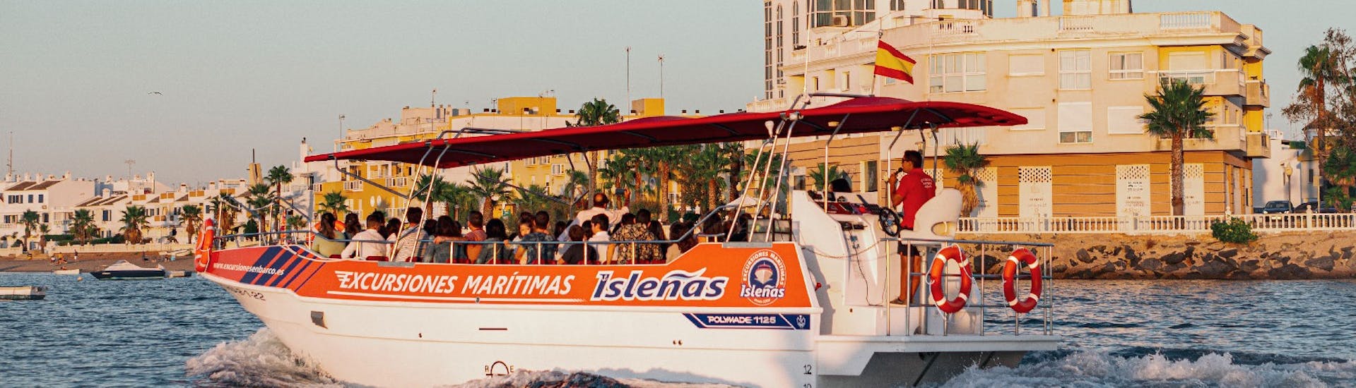 Giro in barca lungo le Marismas de Isla Cristina con Excursiones Marítimas Isleñas Huelva.