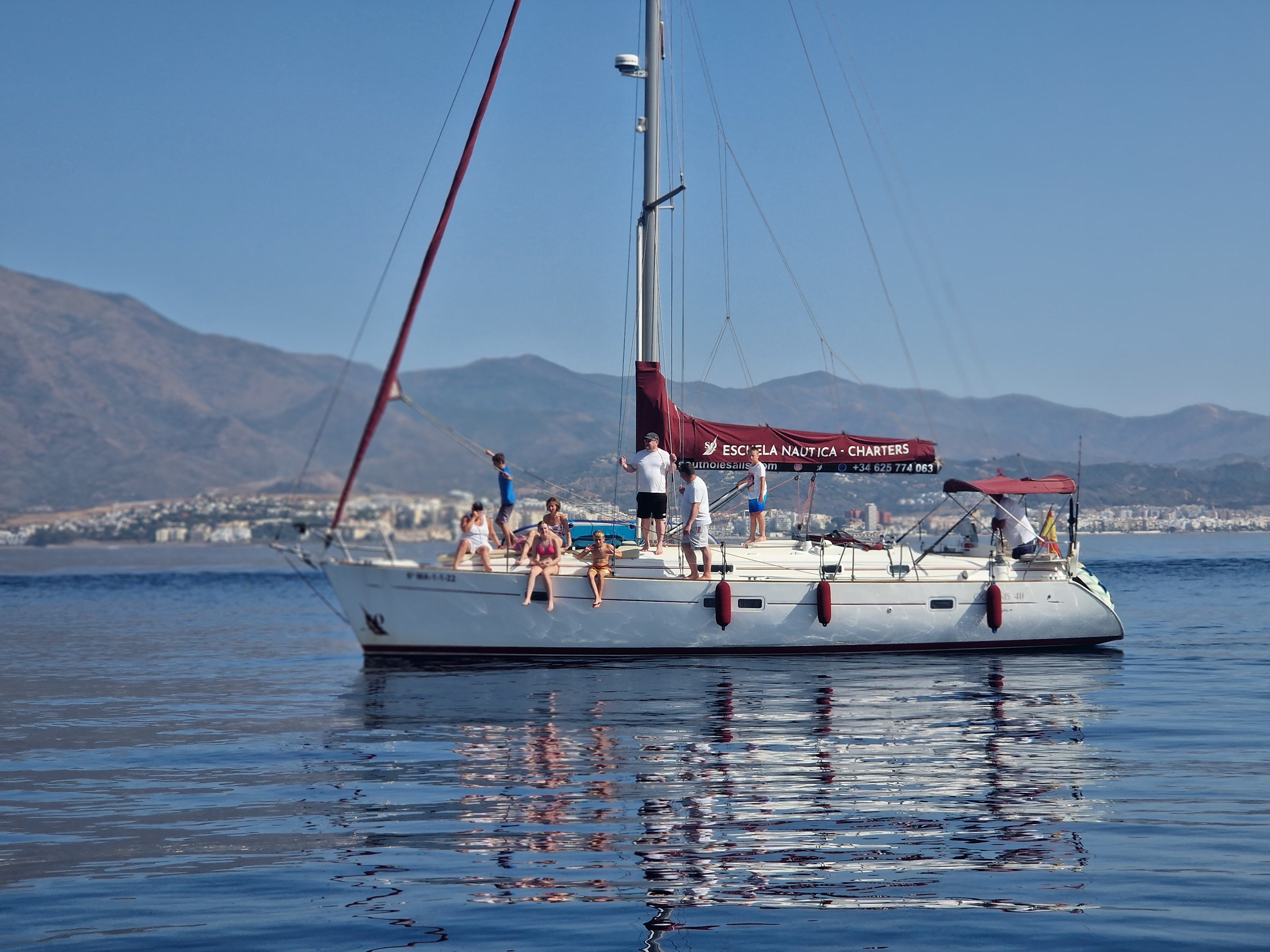 Private Sailing Boat Trip from Estepona along Costa del Sol.