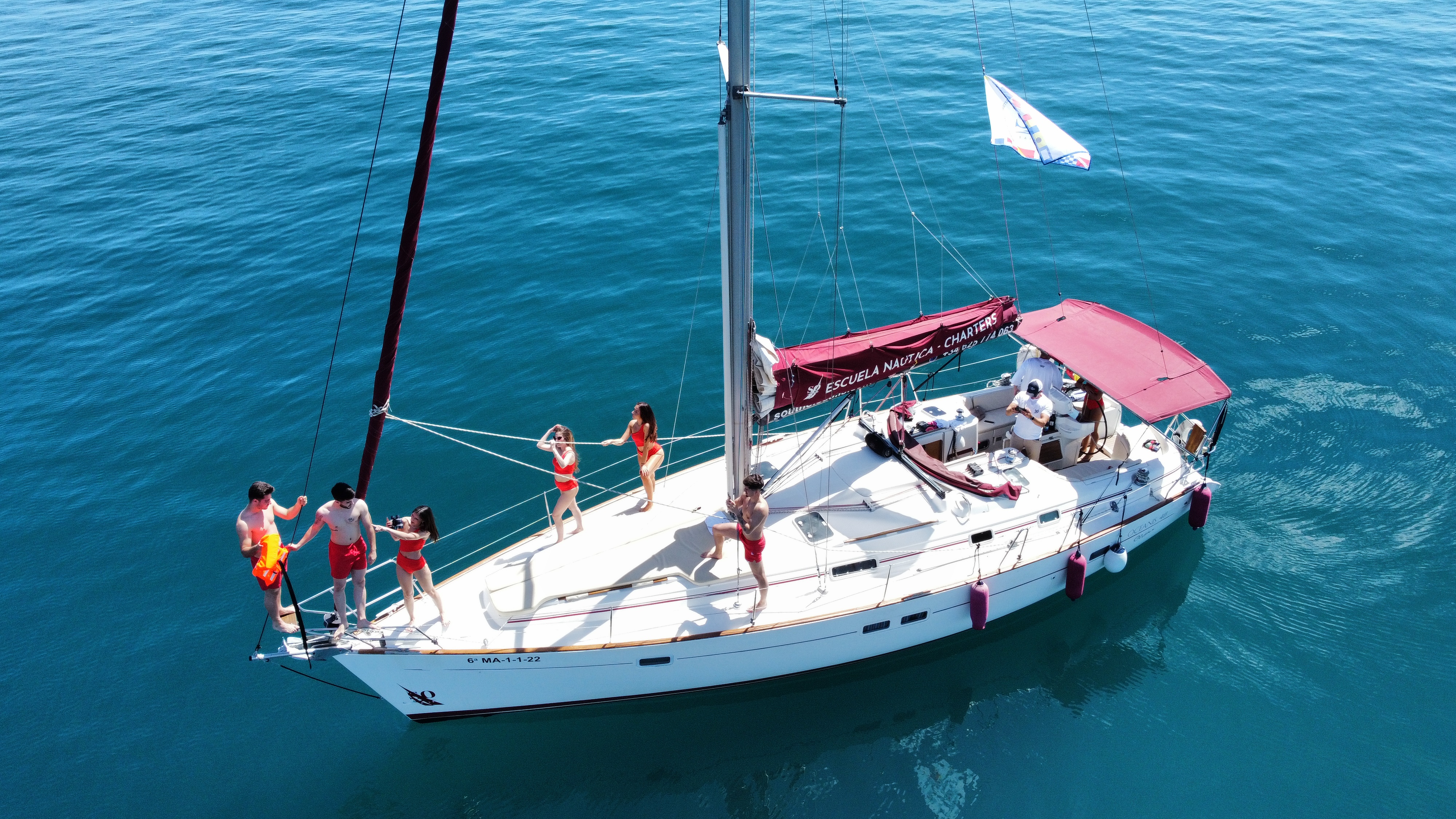Private Sailing Boat Trip from Estepona along Costa del Sol from South Olé Sails Estepona.