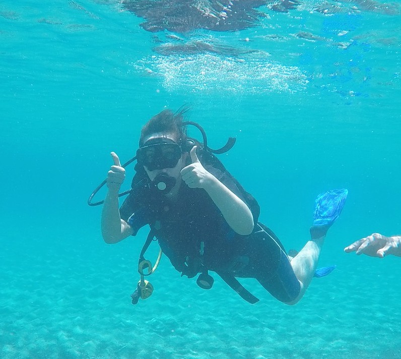 Discover Scuba Diving at St. Nicholas Beach in Vasilikos from St. Nicholas Beach Watersports Zakynthos.
