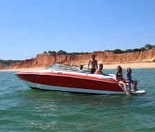 People during a Private Boat Trip in Vilamoura with Vilamoura Watersports Centre.