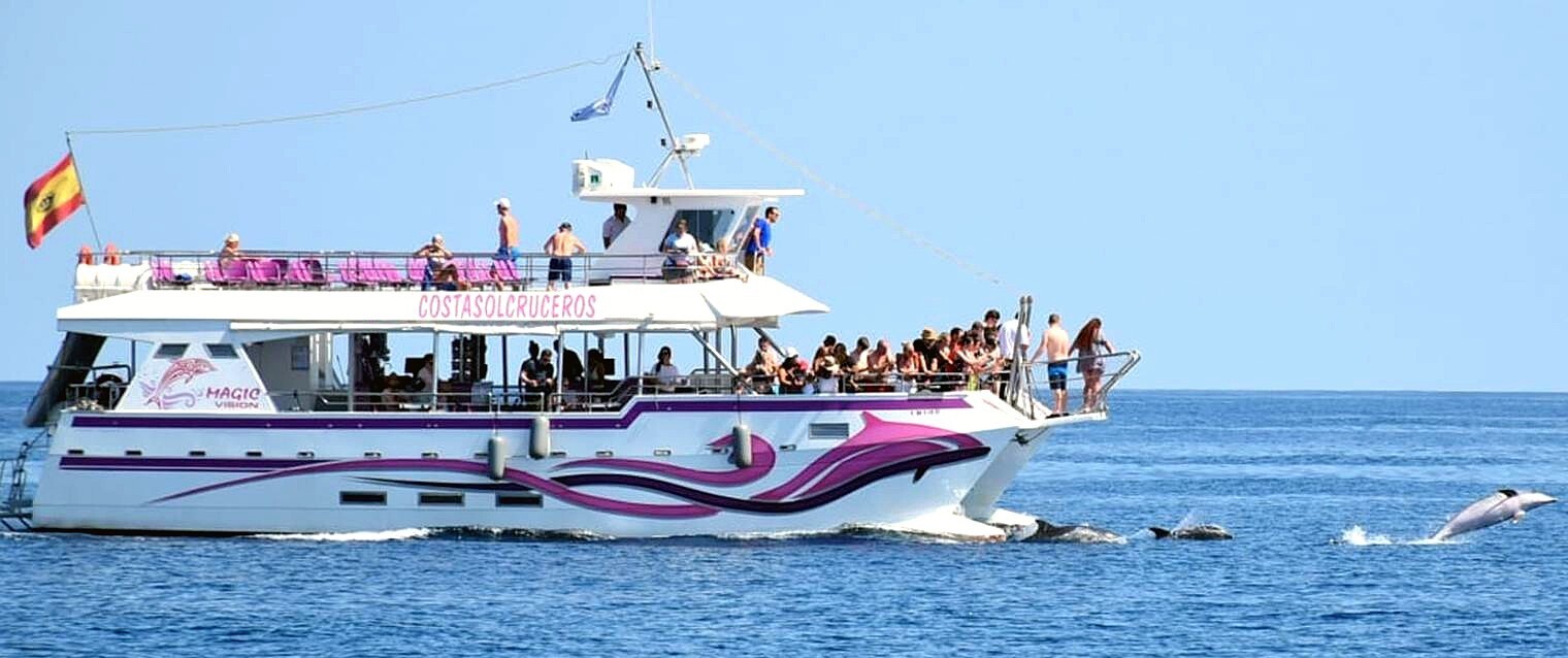 ▷ en catamarán en Benalmádena con avistamiento de delfines 11 - CheckYeti