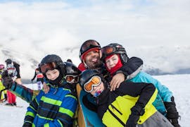 Cours de snowboard Enfants pour Snowboardeurs expérimentés avec Ski- & Snowboard School Kaprun.