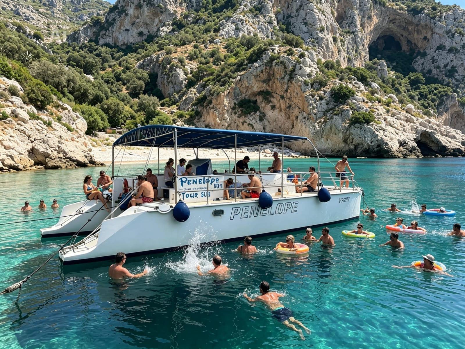 Gita in catamarano privata da Castellammare alla Riserva dello Zingaro.