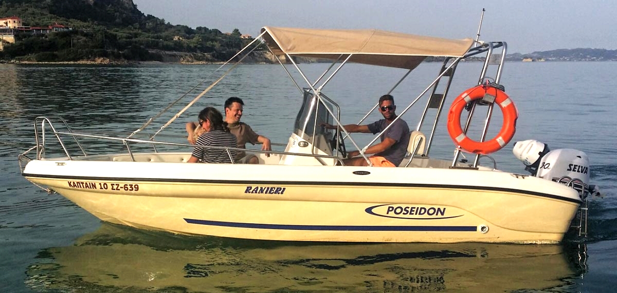 Boat Rental in Keri (up to 8 people) by Captain's Motorboat Rentals Keri