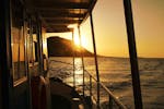 Balade en bateau au coucher du soleil au Lagon Bleu depuis Latchi avec Latchi Queen Cyprus.