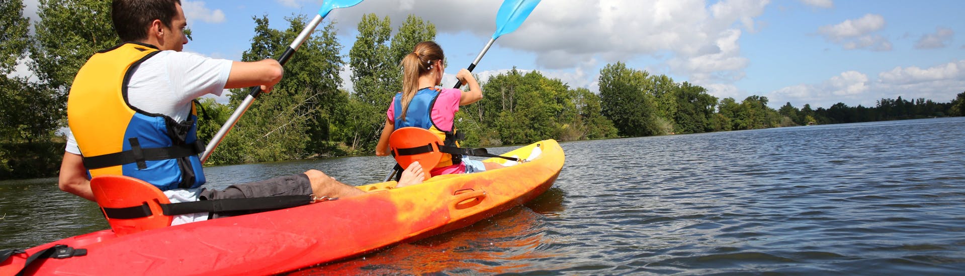 Kayak e canoa facile a Chalonnes-sur-Loire - Loire River.