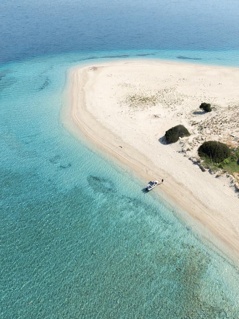 Bateau taxi entre Agios Sostis & Turtle Island.