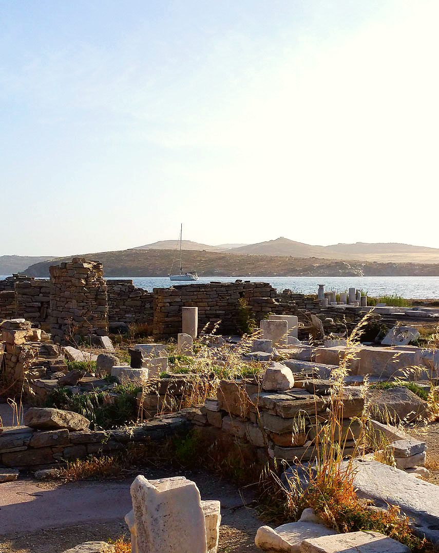 Sailing Boat Trip to Rhenia and Delos with Swimming Set Sail Mykonos