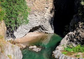 The Alcantara Gorges during the Excursion to Mount Etna & the Alcantara Gorges from Taormina with SAT excursions Taormina.