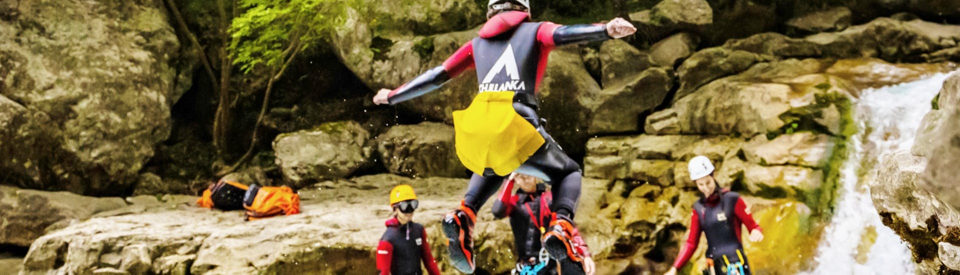 Gevorderde Canyoning in Rocchetta Nervina - Canyon of Barbaira.