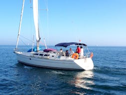 Gita in barca a vela da Doca do Bom Sucesso a Tago con visita turistica con Taguscruises Lisbon.