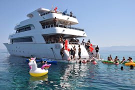 Luxury Yacht Trip to the Blue Lagoon from Paphos and Latchi from Paphos Sea Cruises Cyprus.