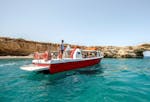 Boottocht van Rethymno naar de piratengrotten op Kreta met Dolphin Cruises Crete DOLPHIN EXPRESS IV.