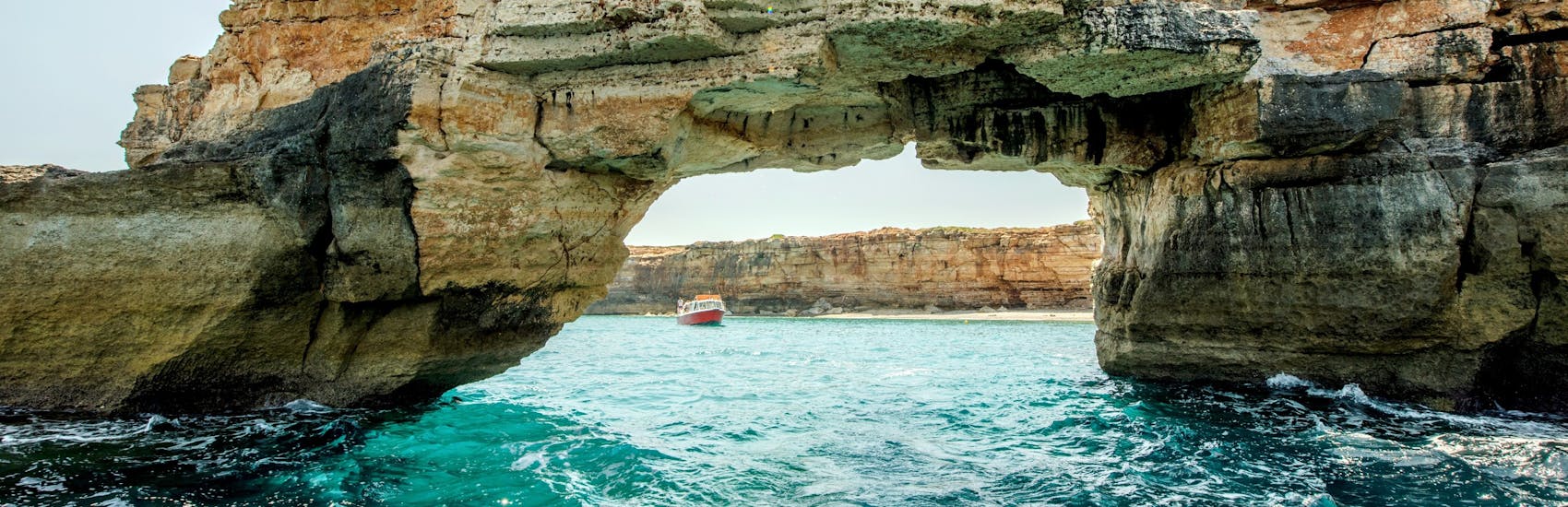 Boat Trip from Rethymno to Pirate Caves in Crete.