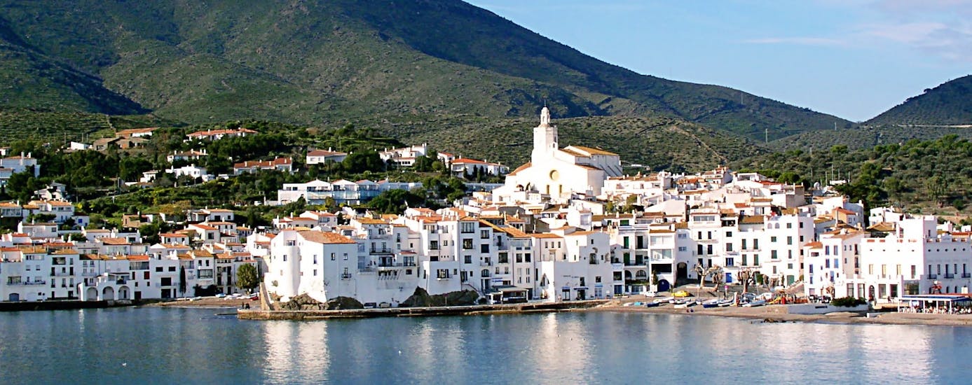 View of Cadaqués during a Boat Trip from Roses to Cadaqués with Don Pancho.