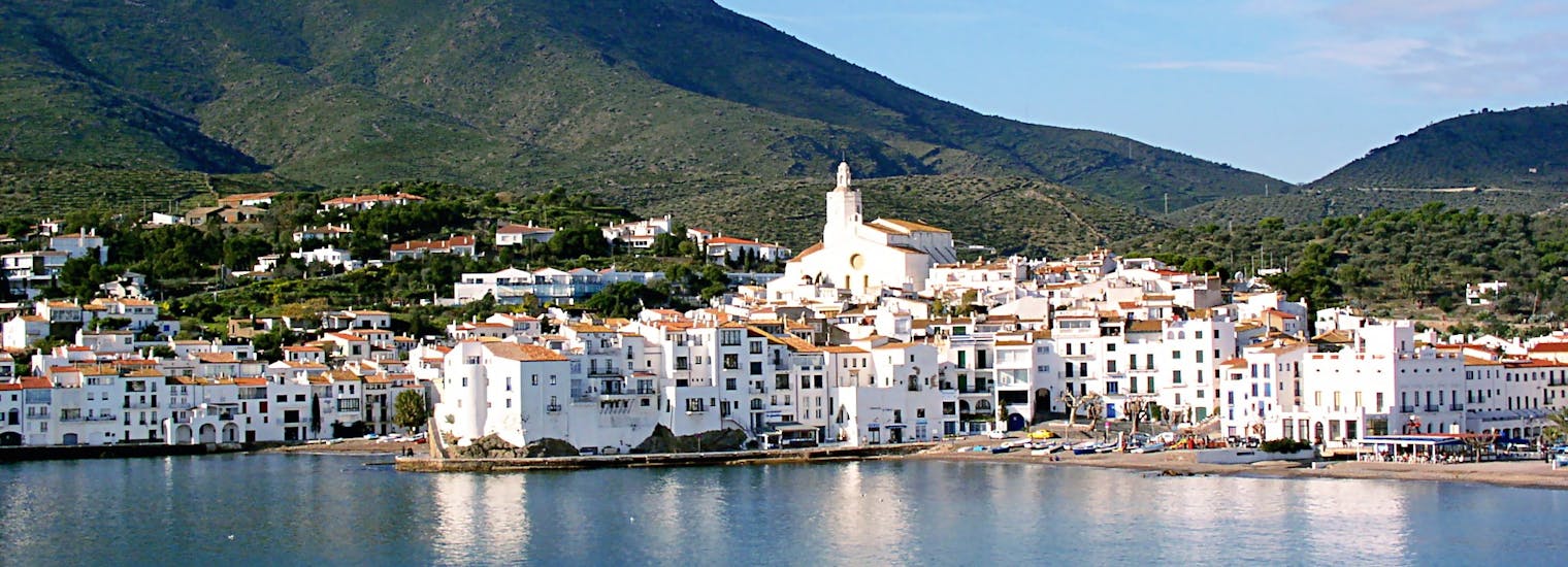 View of Cadaqués during a Catamaran Trip from Roses to Cap de Creus with Swimming with Don Pancho.