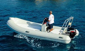 Picture of a RIB boat from the RIB boat rental service from Marina Yachting Cefalù up to 7 people.