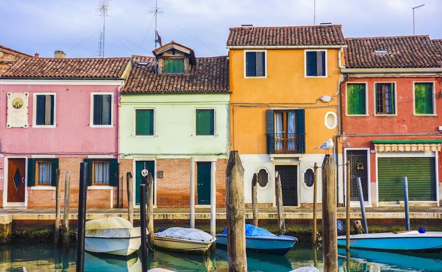 Gita in barca a Murano e Burano da Venezia.