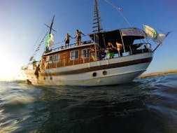 Photo du grand Christ Adonis, le bateau sur lequel vous embarquerez pour la balade sur la côte ouest de Paphos avec Venus Sea Cruises.
