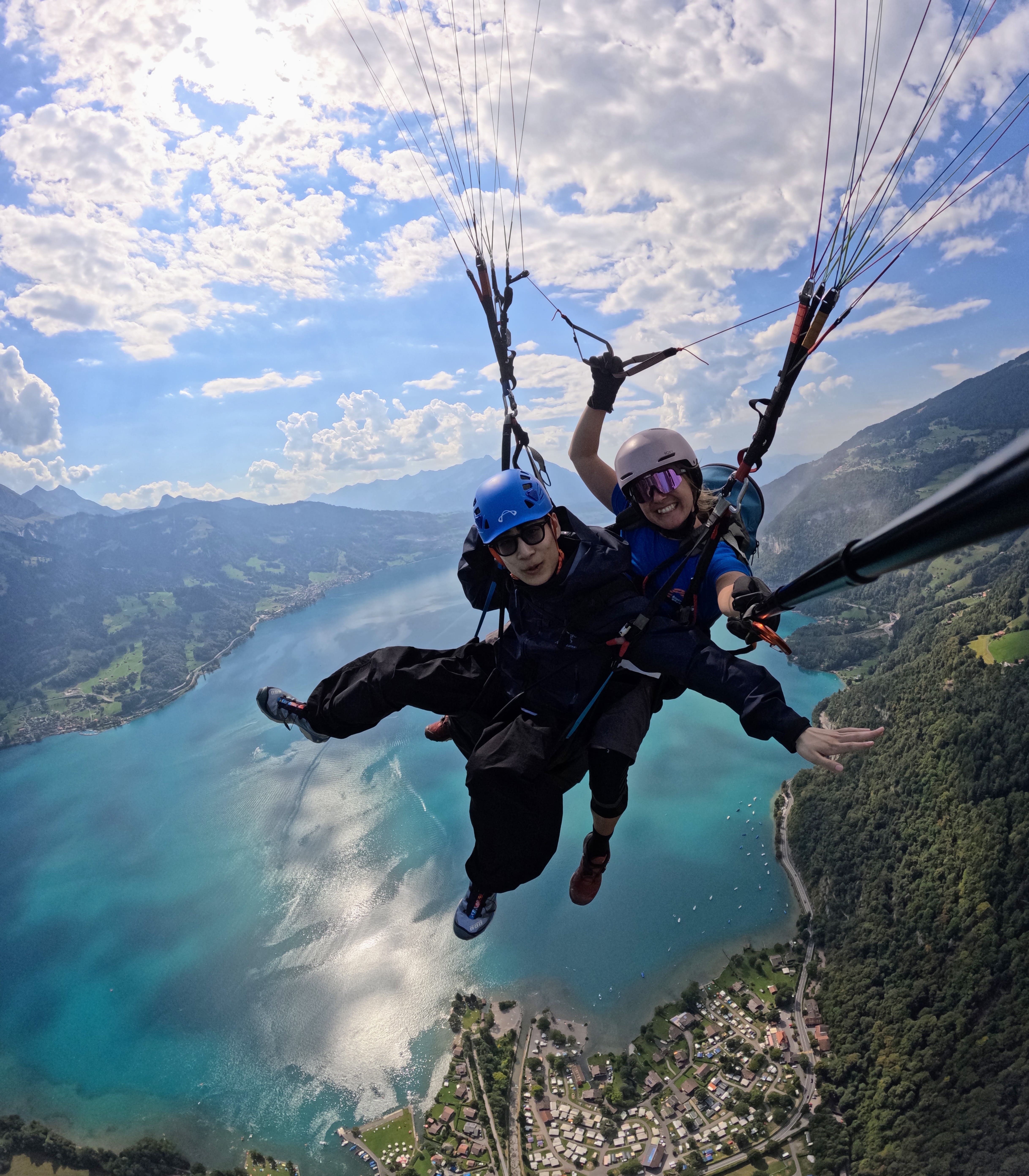 Tandem Paragliding from Beatenberg to Interlaken from AlpinAir Paragliding Interlaken.