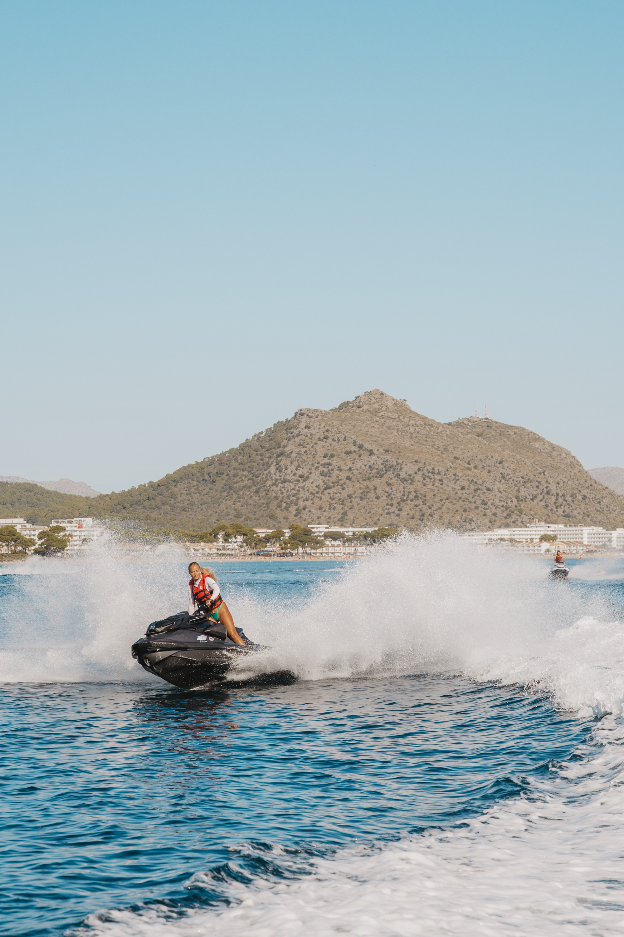 Moto d'acqua ad Alcúdia a Mallorca con GoJet Jet Ski Mallorca.