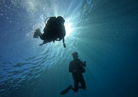 Immersione subacquea di prova vicino a Heraklion con Horizon Diving Gournes.