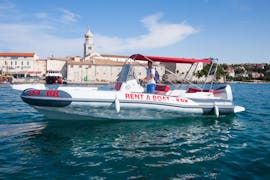 The boat of Rent a Boat & Jet Ski Krk during the Boat Rental in Krk (up to 12 people).