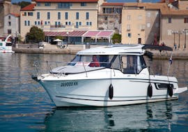 One of the boats from Rent a Boat & Jetski Krk during the Boat Rental in Krk (up to 9 people).